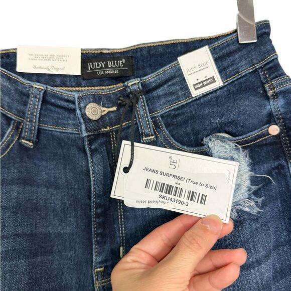 Judy blue high rise boyfriend jeans size 3/26 NWT - Picture 2 of 7